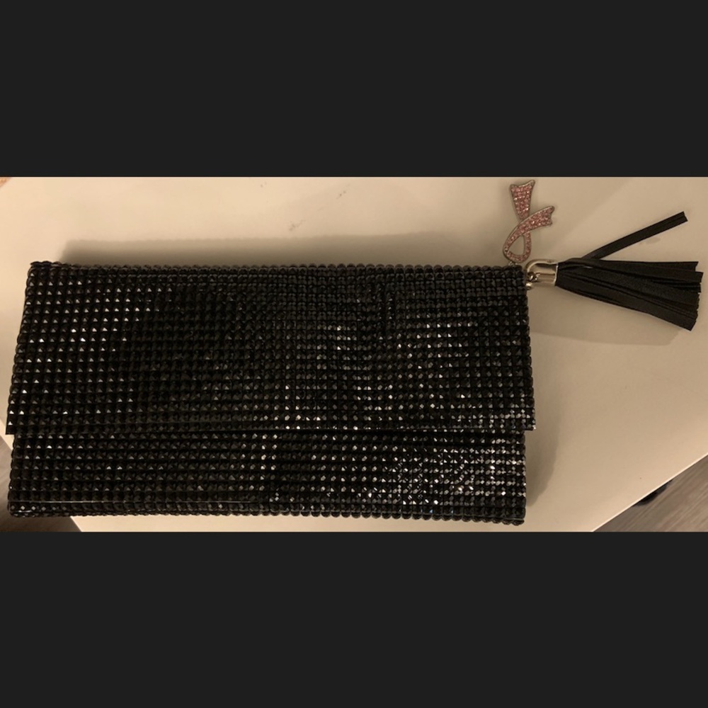 Black Rhinestone Clutch